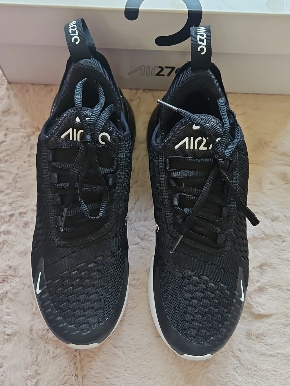 Womens Nike Air Max 270 Black/Anthracite White Size 7